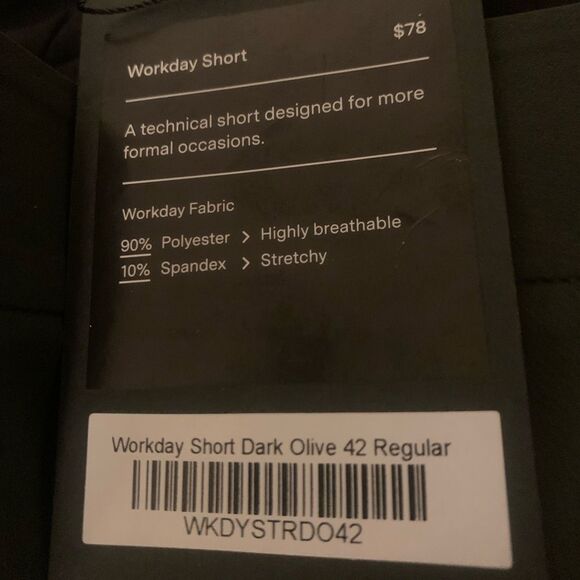 Public Rec NEW Men's Workday Short size 42 - Picture 5 of 5